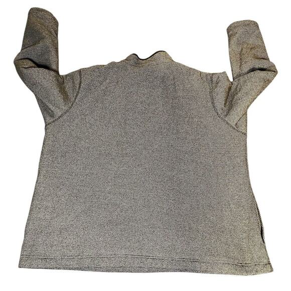 ORVIS Gray &‎ White Pullover Sweater Sherpa Lined 1/4 Zip Men's Size XXL Winter - Picture 2 of 8